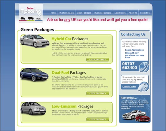 Better Motoring website