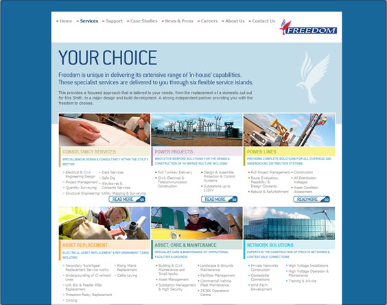 Freedom Group website