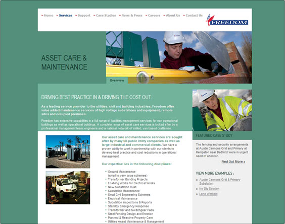 Freedom Group website