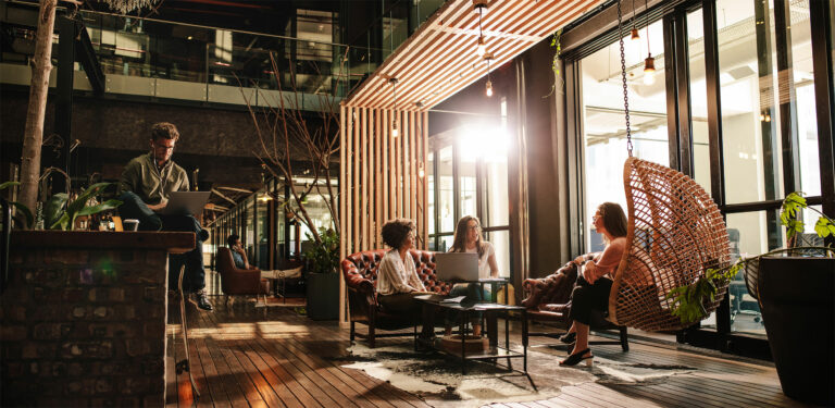 Startup team chat